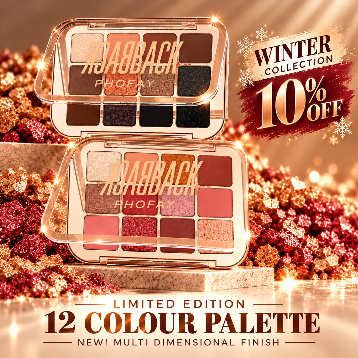 PHOFAY 12 Color Eyeshadow Palette