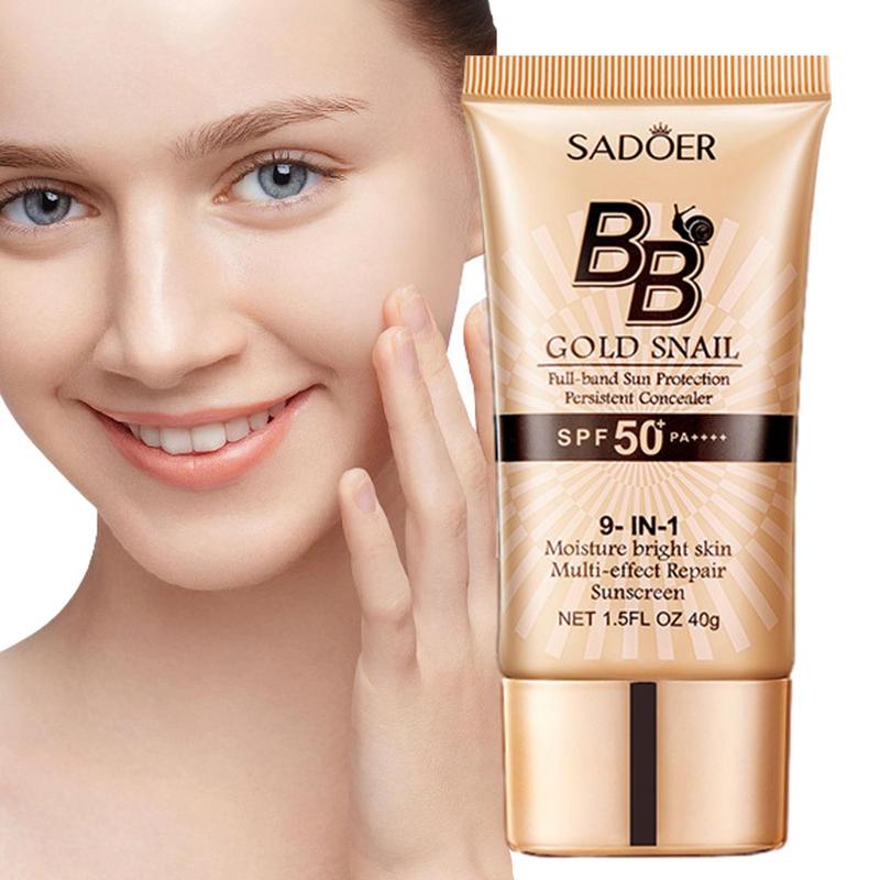 SADOER BB Cream SPF50+ Gold Snail Long Lasting Foundation
