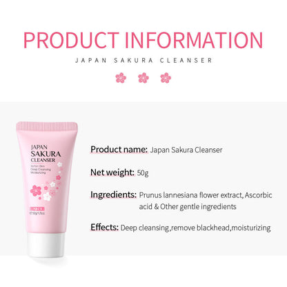 LAIKOU Japanese Cherry Blossom Cleansing Foam 50g