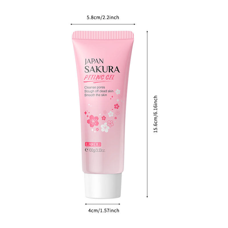 LAIKOU Cherry Blossom Exfoliating Cleanser 100g