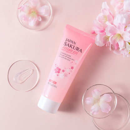 LAIKOU Cherry Blossom Exfoliating Cleanser 100g