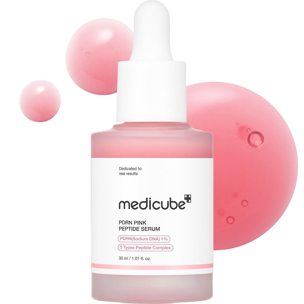 medicube PDRN Pink Peptide Serum with Salmon DNA, Firmer, Even-Looking Skin