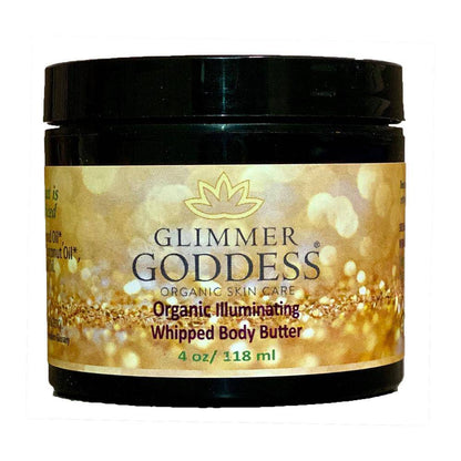 GLIMMER GODDESS Organic Whipped Bronzing Body Butter