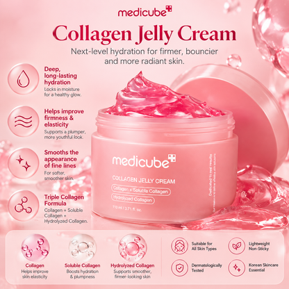 Medicube Collagen Jelly Cream- Niacinamide & Freeze-Dried Hydrolyzed