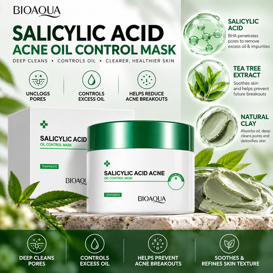 BIOAQUA Salicylic Acid - Acne Oil Control Mask Facial Skin Cream