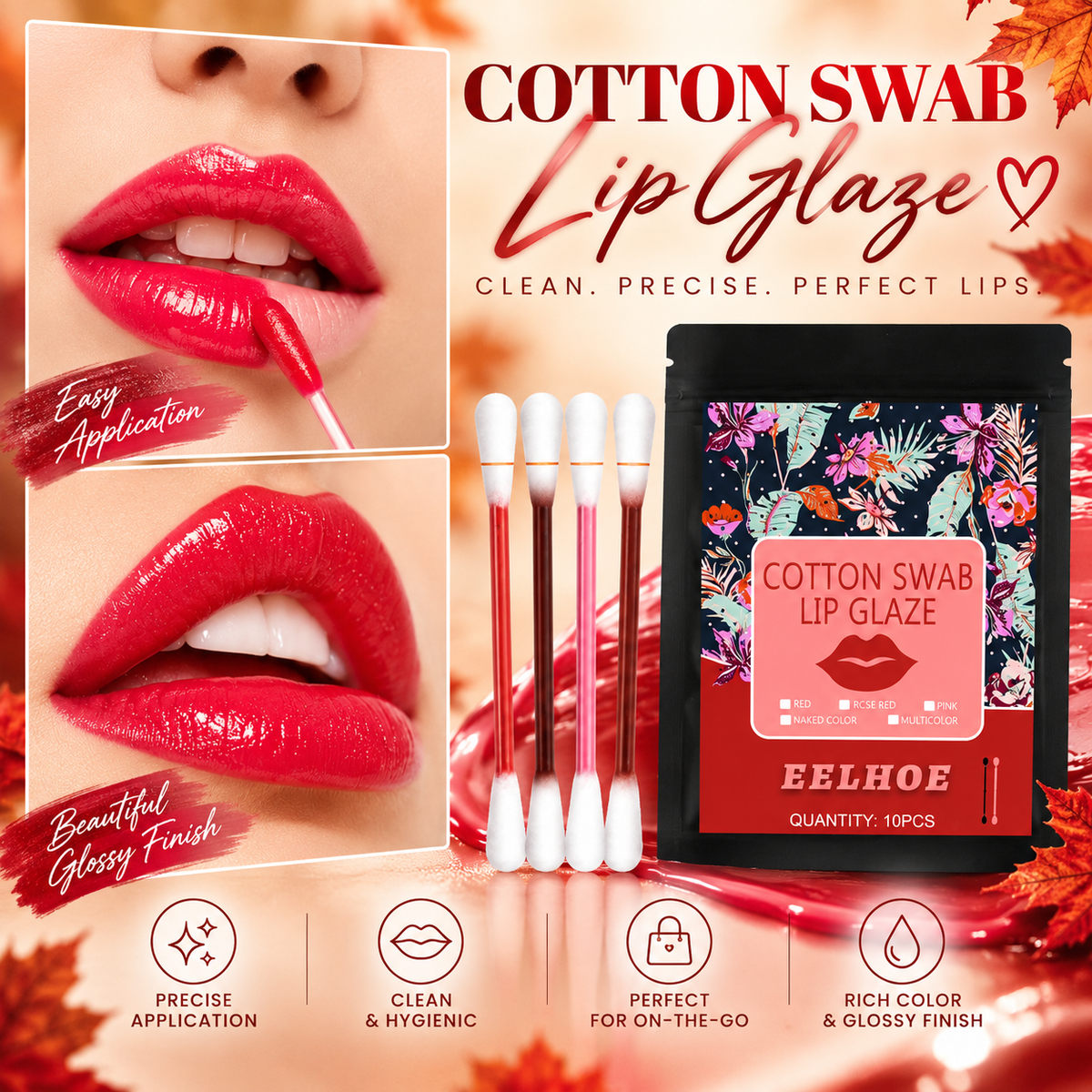 EELHOE Cotton Swab Portable Lip Tint