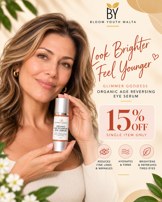 GLIMMER GODDESS Organic Age Reversing Eye Serum