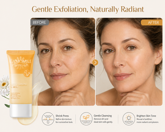 LAIKOU Chamomile Exfoliating Gel 60g for Pore Cleansing