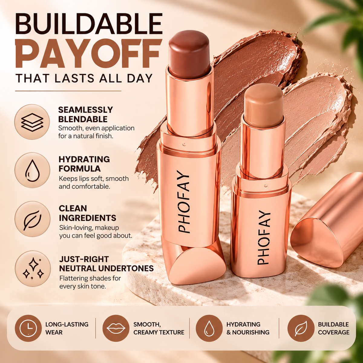 PHOFAY Airbrush Contour Stick