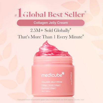Medicube Collagen Jelly Cream- Niacinamide & Hydrolyzed Collagen