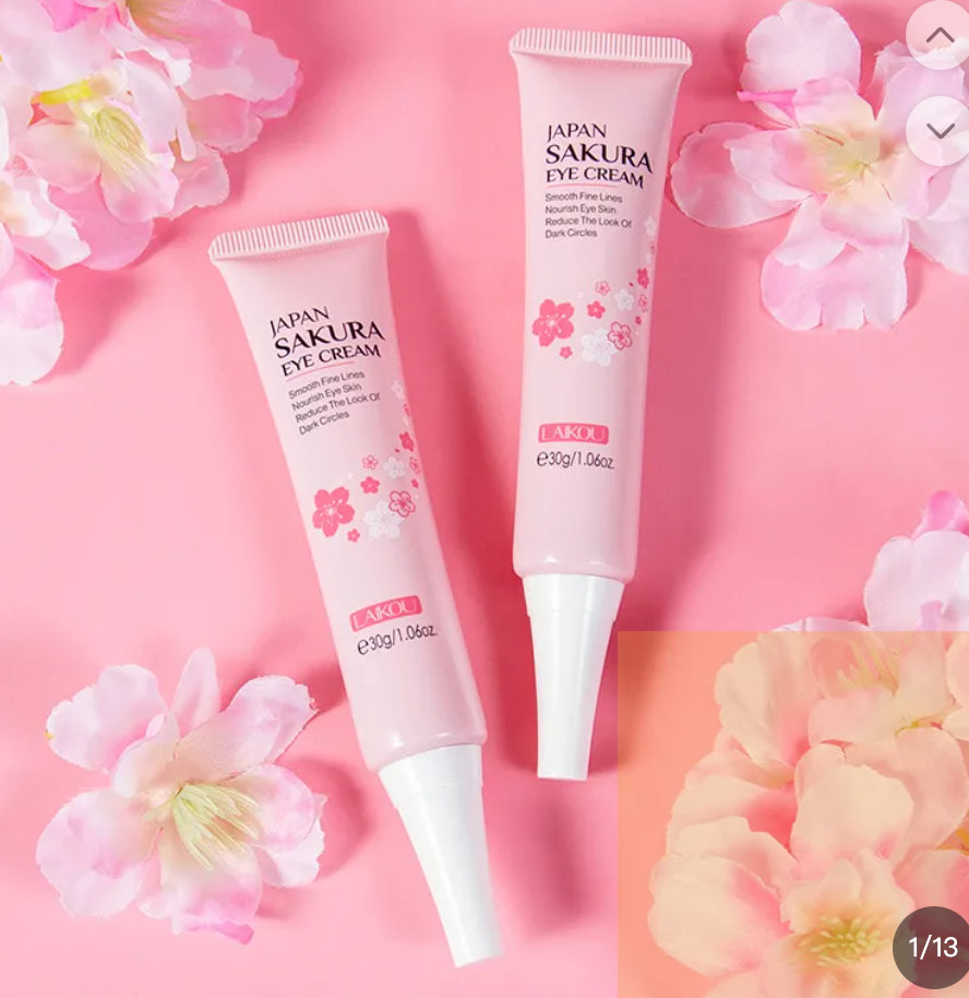 LAIKOU Cherry Blossom Eye Cream 30g Hydrating Skincare