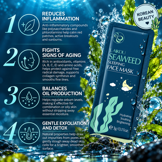 LAIKOU Facial Moisturizing Sleeping Cream in a Pouch