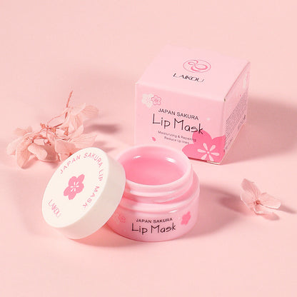 BY LAIKOU Cherry Blossom Lip Mask 8g Moisturizing Balm