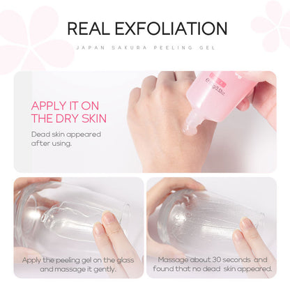 LAIKOU Cherry Blossom Exfoliating Cleanser 100g