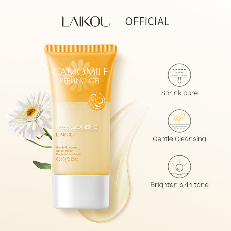 LAIKOU Chamomile Exfoliating Gel 60g for Pore Cleansing