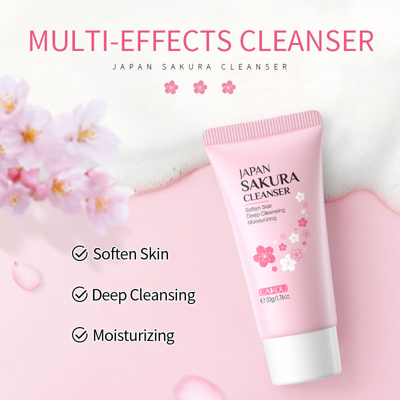 LAIKOU Japanese Cherry Blossom Cleansing Foam 50g