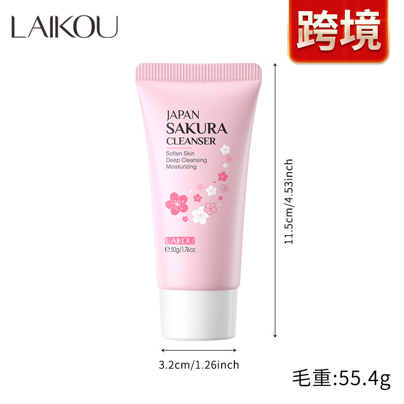 LAIKOU Japanese Cherry Blossom Cleansing Foam 50g