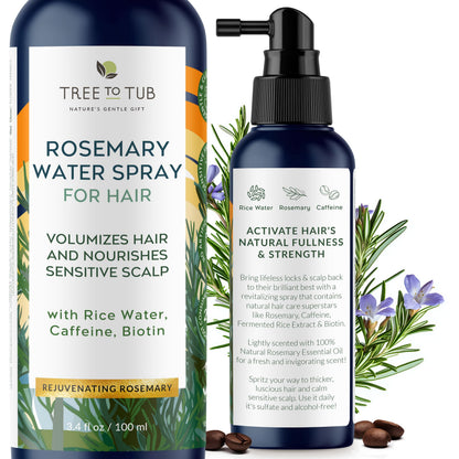 Rosemary & Rice Water Hair Growth Spray